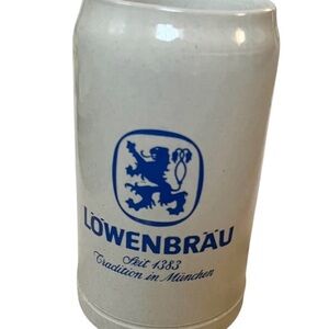 Lowenbrau Vintage 1980’s One Liter Beer Stein